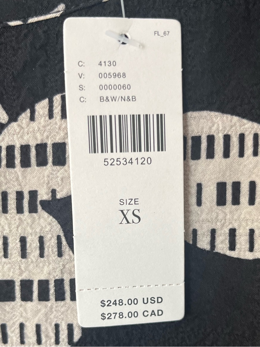 Anthropologie The Odells Eden Mini Dress XS Black White Belted Academic $248 - Picture 7 of 9
